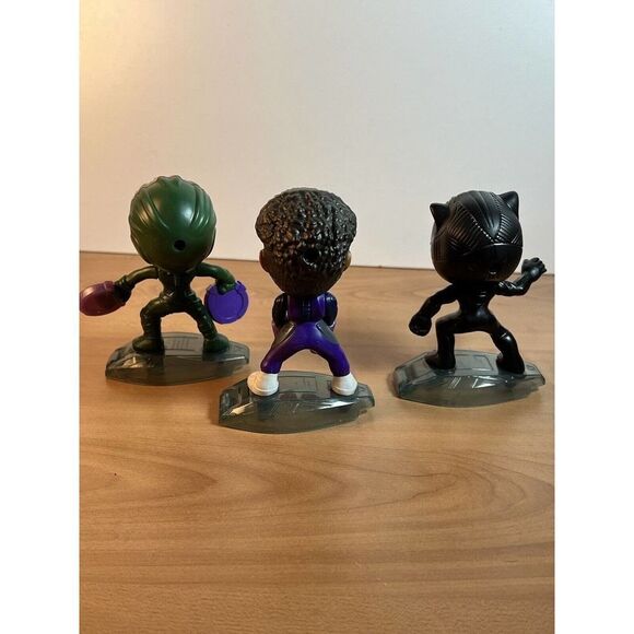 McDonald’s Wakanda Forever Toys Set Of 3 - Picture 5 of 6